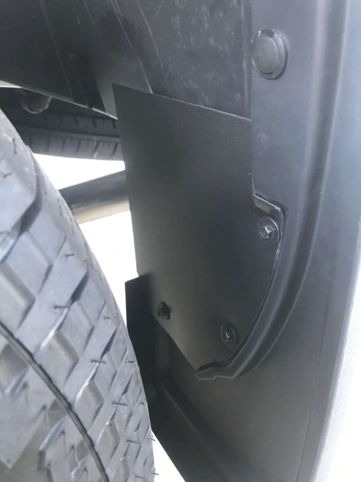 Universal Basic Mud Flaps Set Black Car Mudguard Splash Guards with Accessories for Trucks Cars SUVs Vans customer photo 1