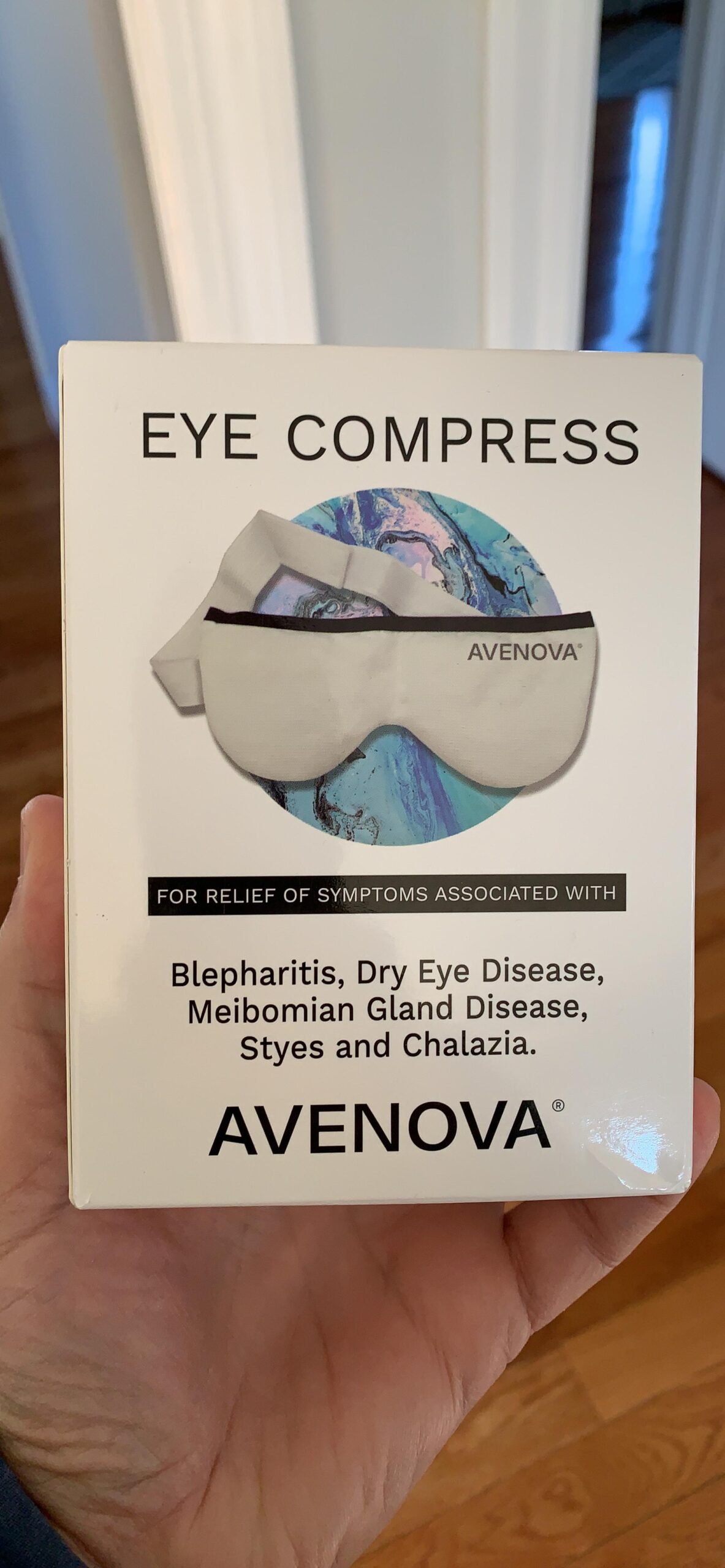Avenova Eye Compress Mask - Reusable & Microwaveable Eye Mask for Irritated Eyes - Stye, Headache, Allergy & Sinus Relief customer photo 1