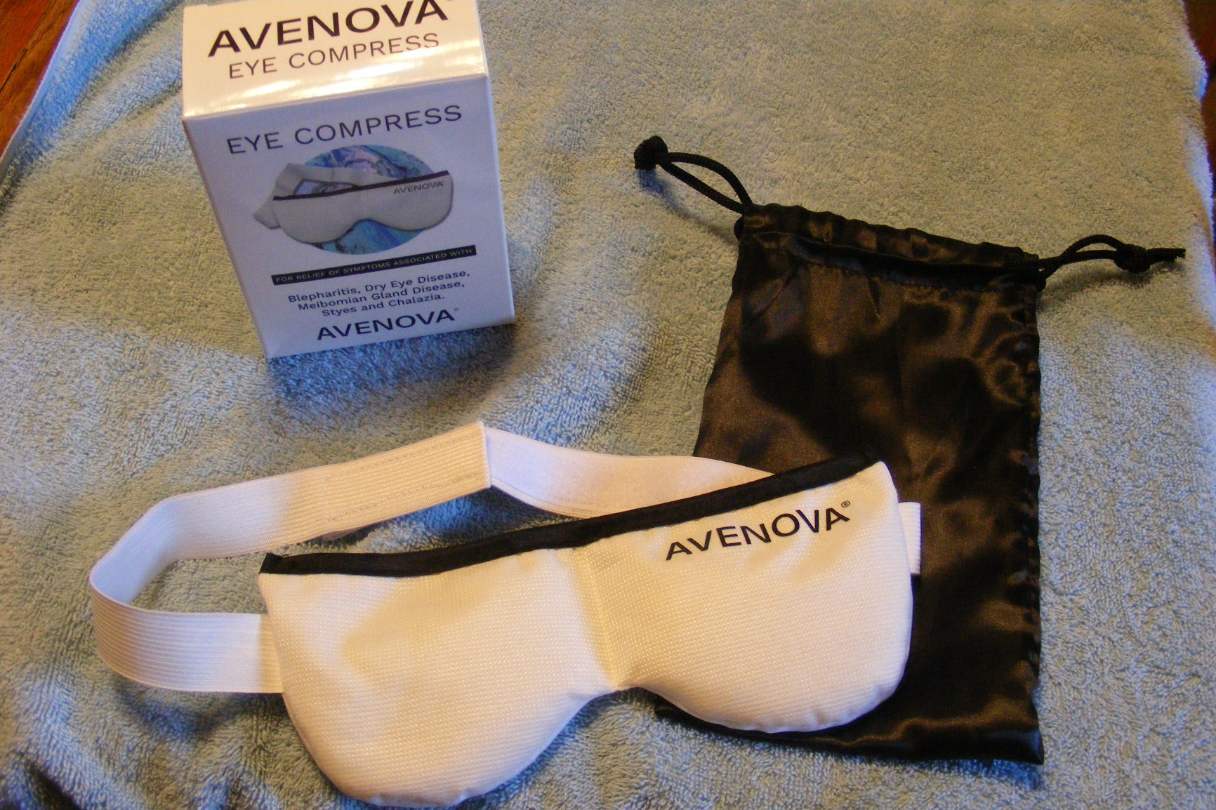 Avenova Eye Compress Mask - Reusable & Microwaveable Eye Mask for Irritated Eyes - Stye, Headache, Allergy & Sinus Relief customer photo 2