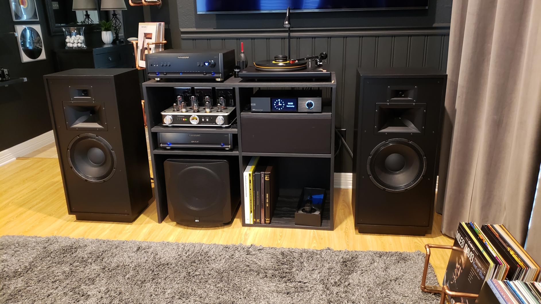 Klipsch Forte IV Heritage Premium Floorstanding Horn-Loaded Speakers in Black Ash customer photo 2