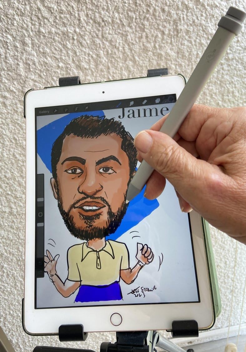 Logitech Crayon Digital Pencil for All iPads (2018 Releases and Later) with Apple Pencil Technology, Anti-roll Design - Grey customer photo 1