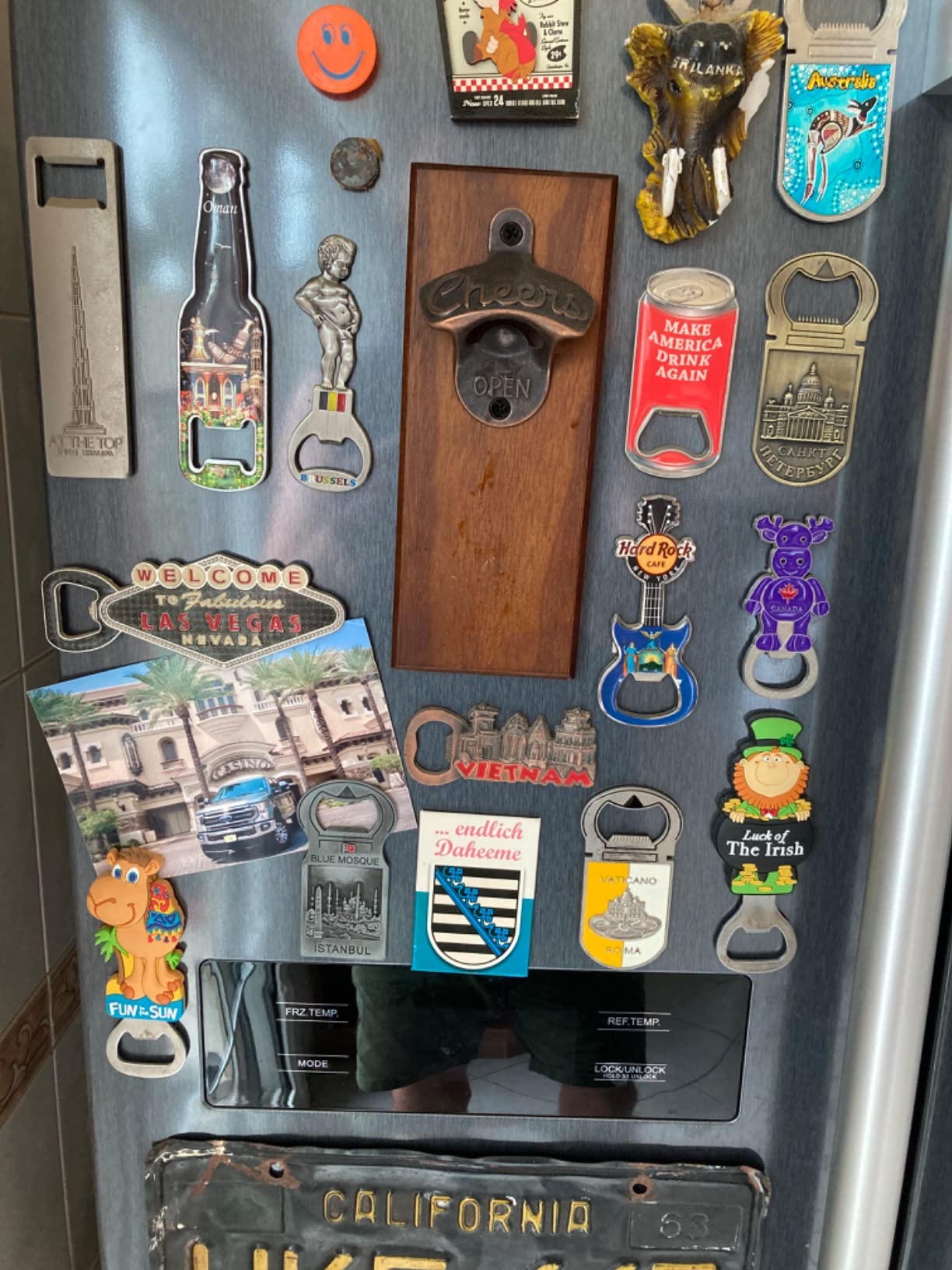 Gifts for Men Dad, Magnetic Beer Bottle Opener Wall Mounted with Auto Catch, Unique Beer Gifts for Men Him Boyfriend Grandpa Husband Uncle customer photo 1