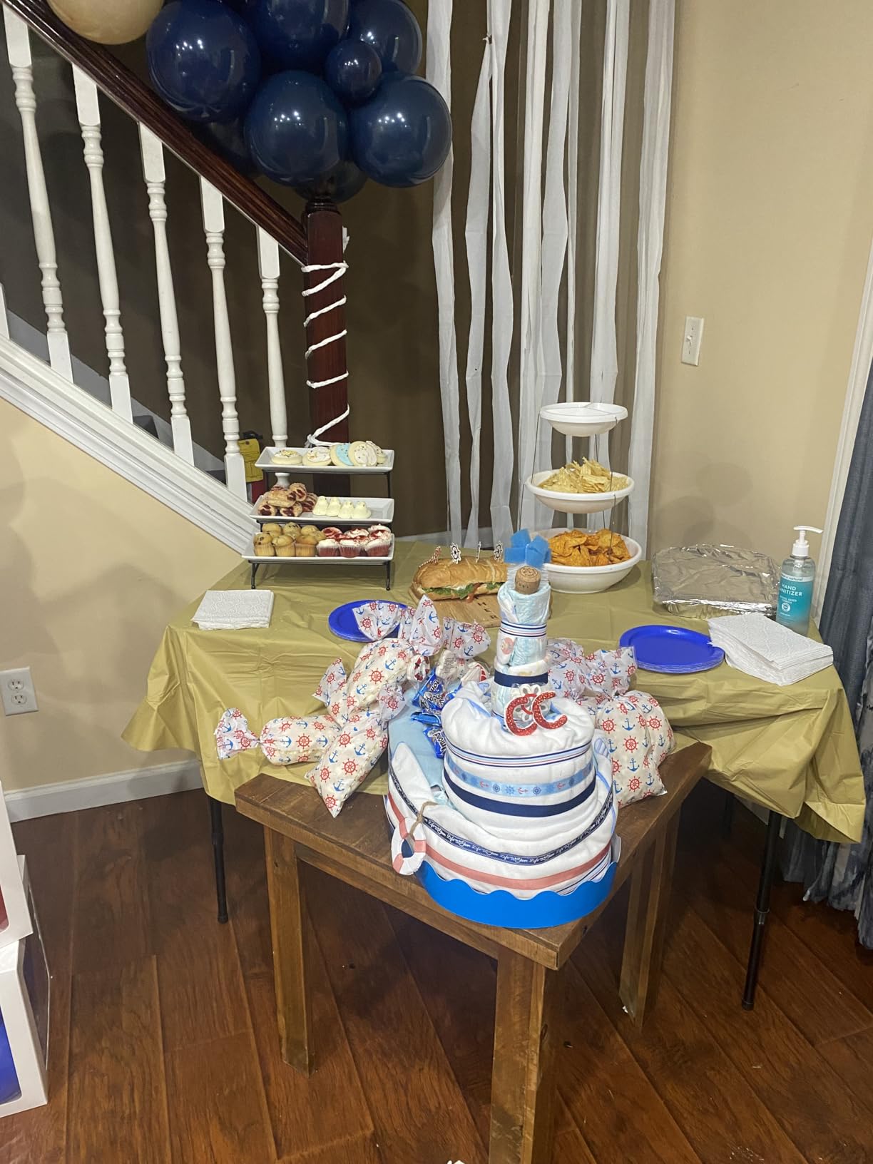 Yedio 3 Tier Serving Trays for Party, Porcelain Serving Platters and Trays, 12 Inch Tiered Tray Stand, Fruit Tray, Trays for Serving Food, White Dessert Stand with Collapsible Sturdier Metal Rack customer photo 2
