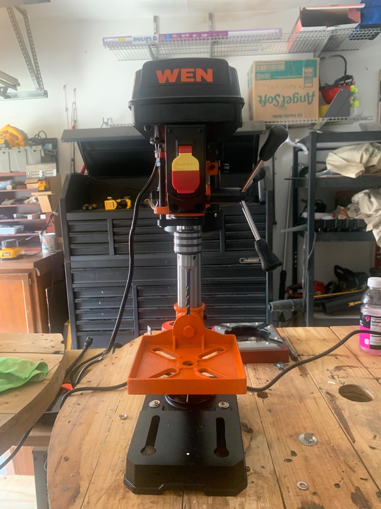 WEN 4208T 2.3-Amp 8-Inch 5-Speed Cast Iron Benchtop Drill Press customer photo 2