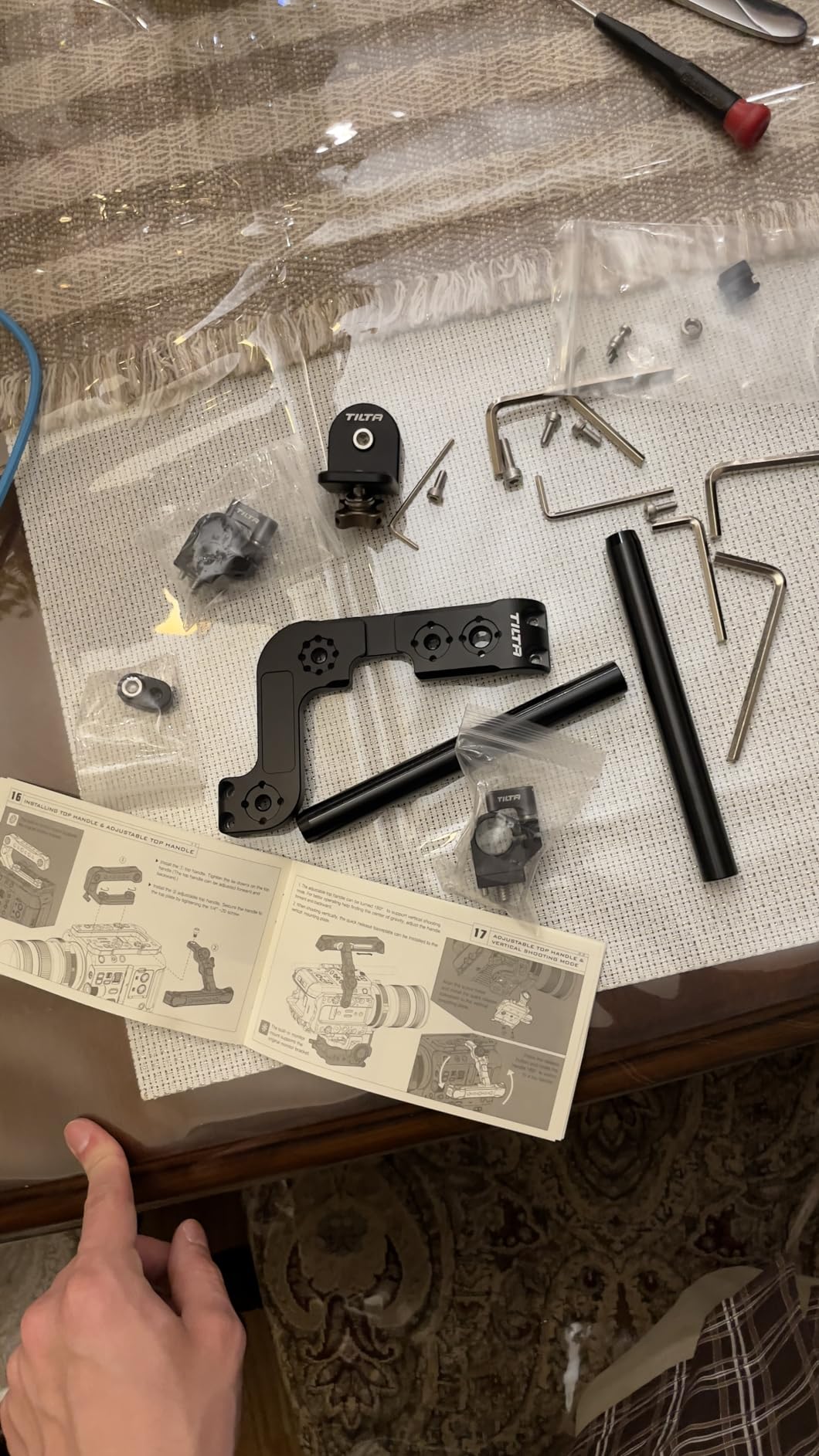Tilta Camera Cage Basic Kit Compatible with Sony FX6 Without Battery Plate | ARRI Rosettes | 15mm Rod Support | Multi-Functional Top Plate | Quick Release Baseplate | Accessory Mounting customer photo 2