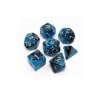 Black Mix Purple Nebula Dice DND Polyhedral Dice Set for Dungeon and Dragons D&D Pathfinder RPG Board Games 7-Die Set with Dice Bag customer photo 1