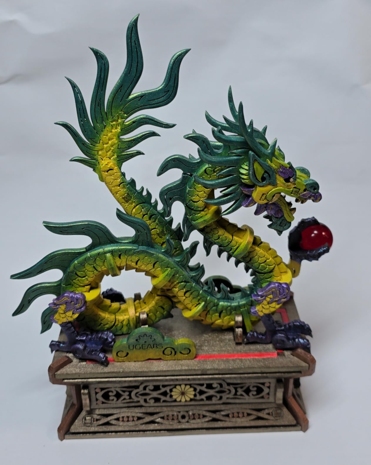 UGEARS 3D Wooden Puzzles for Adults - Windstorm Dragon 3D Puzzle - Mechanical Model Kits for Adults to Build - DIY Building Set Gifts for Christmas, Brain Teaser Puzzle, Hobby Kit customer photo 1