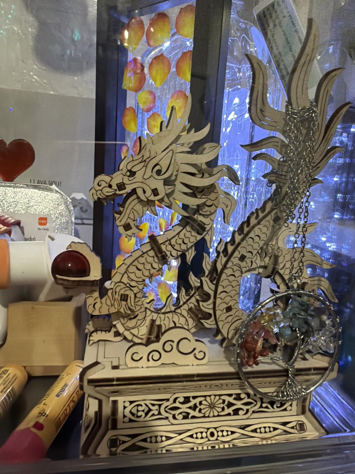 UGEARS 3D Wooden Puzzles for Adults - Windstorm Dragon 3D Puzzle - Mechanical Model Kits for Adults to Build - DIY Building Set Gifts for Christmas, Brain Teaser Puzzle, Hobby Kit customer photo 2