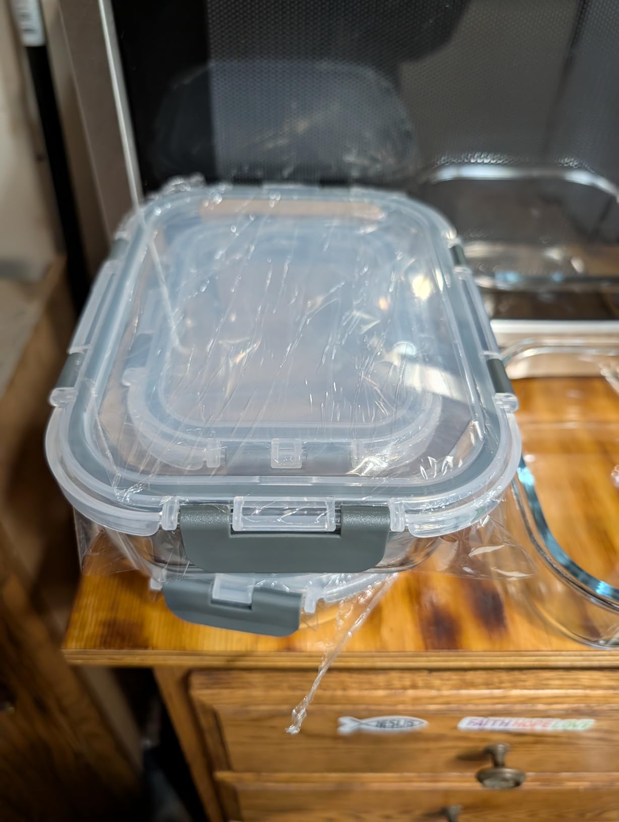 M MCIRCO 30 Pieces Glass Food Storage Containers with Snap Locking Lids,Glass Meal Prep Containers Set - Airtight Lunch Containers, Microwave, Oven, Freezer and Dishwasher customer photo 1