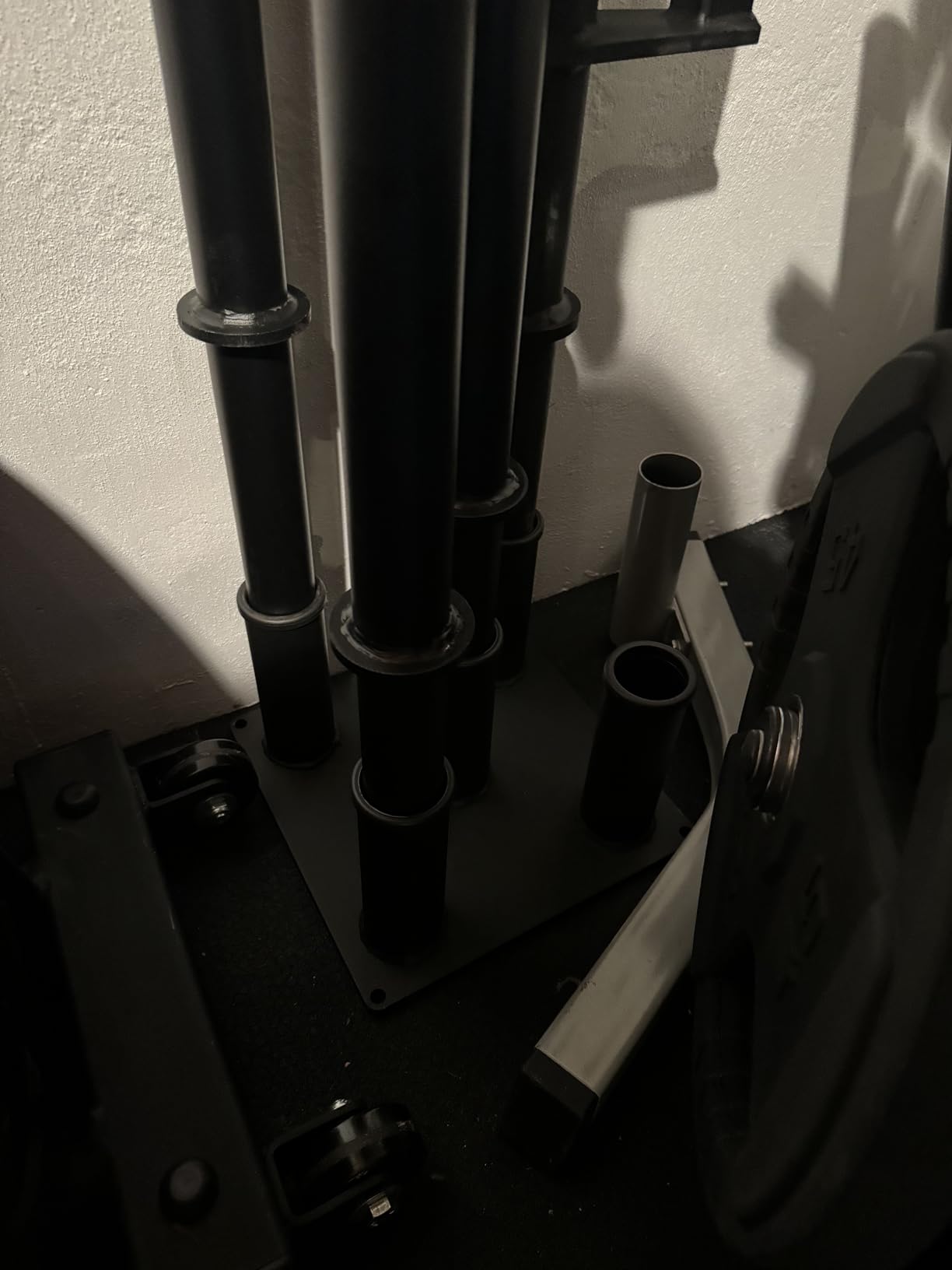 Philosophy Gym Vertical Barbell Holder - 5 Bar Storage Stand for 2