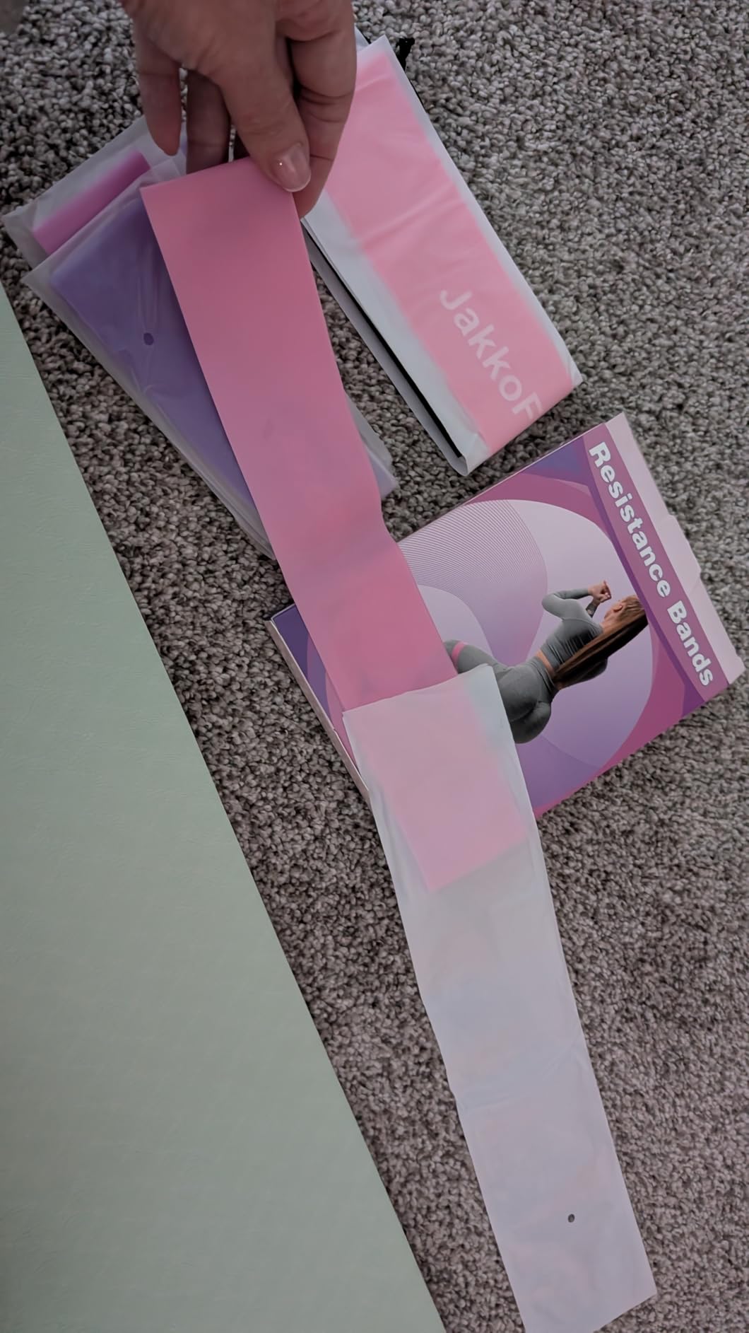 Resistance Loop Exercise Bands, Resistance Bands Exercise Bands for Home Fitness, Stretching, Strength Training customer photo 1