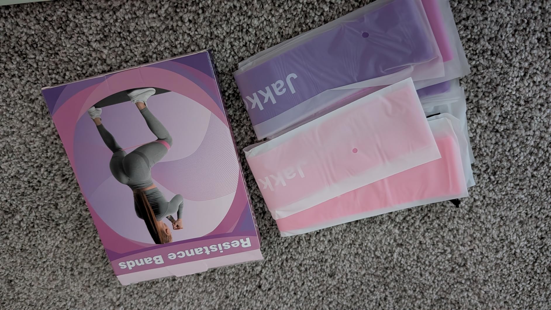 Resistance Loop Exercise Bands, Resistance Bands Exercise Bands for Home Fitness, Stretching, Strength Training customer photo 2