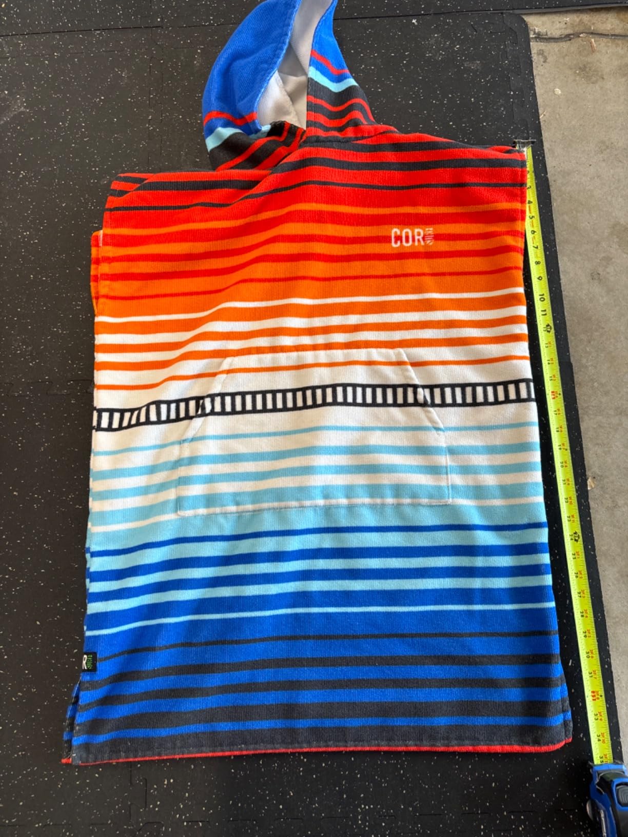 COR Surf Poncho Changing Towel Robe with Hood and Front Pocket | Thick Quick Dry Microfiber Towel customer photo 1