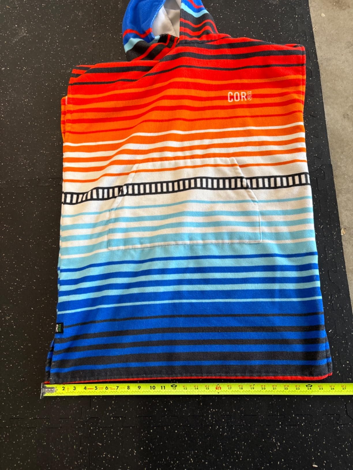 COR Surf Poncho Changing Towel Robe with Hood and Front Pocket | Thick Quick Dry Microfiber Towel customer photo 2
