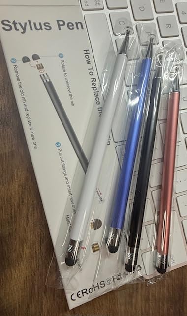 Digiroot 4 Pcs Stylus Pens for Touchscreen, High Sensitivity and Precision Ipad Stylus customer photo 1