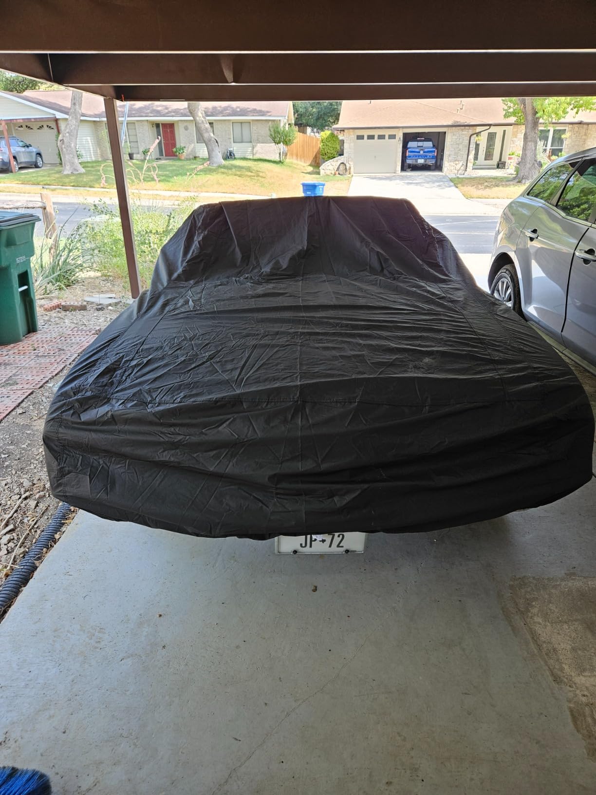 CarsCover Retro Classic Megashield Car Cover Heavy Duty All Weatherproof Waterproof Automobiles Indoor Outdoor Snow Rain Dust UV Protection Full Auto Vehicle Covers (Fit up to 205 inch Length) customer photo 2