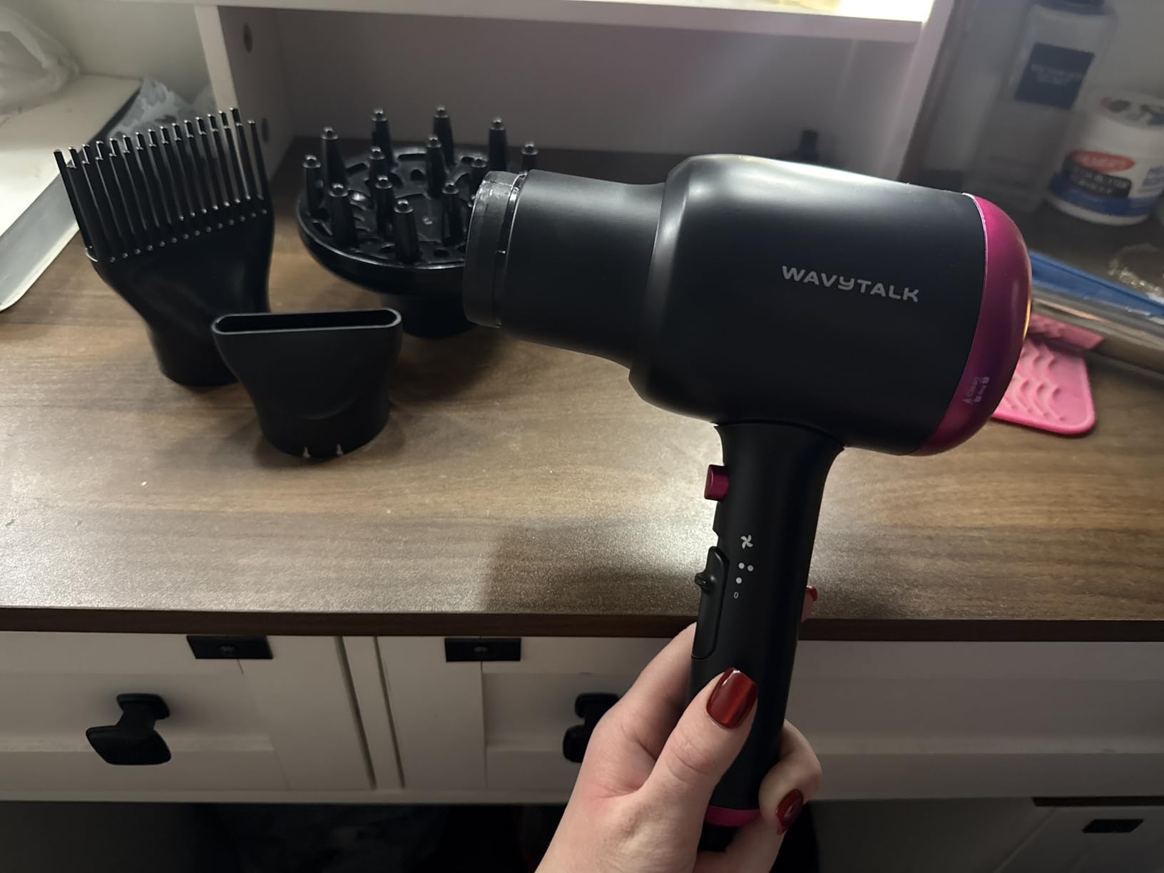 Wavytalk Blown Away Ionic Hair Dryer with Diffuser for Curly Hair customer photo 1