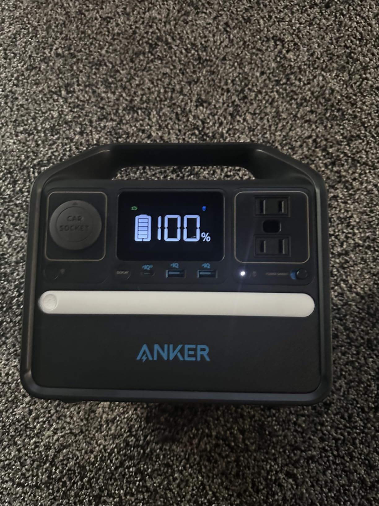 Anker 521 Portable Power Station Upgraded with LiFePO4 Battery, 256Wh 6-Port PowerHouse, 300W (Peak 600W) Solar Generator customer photo 1