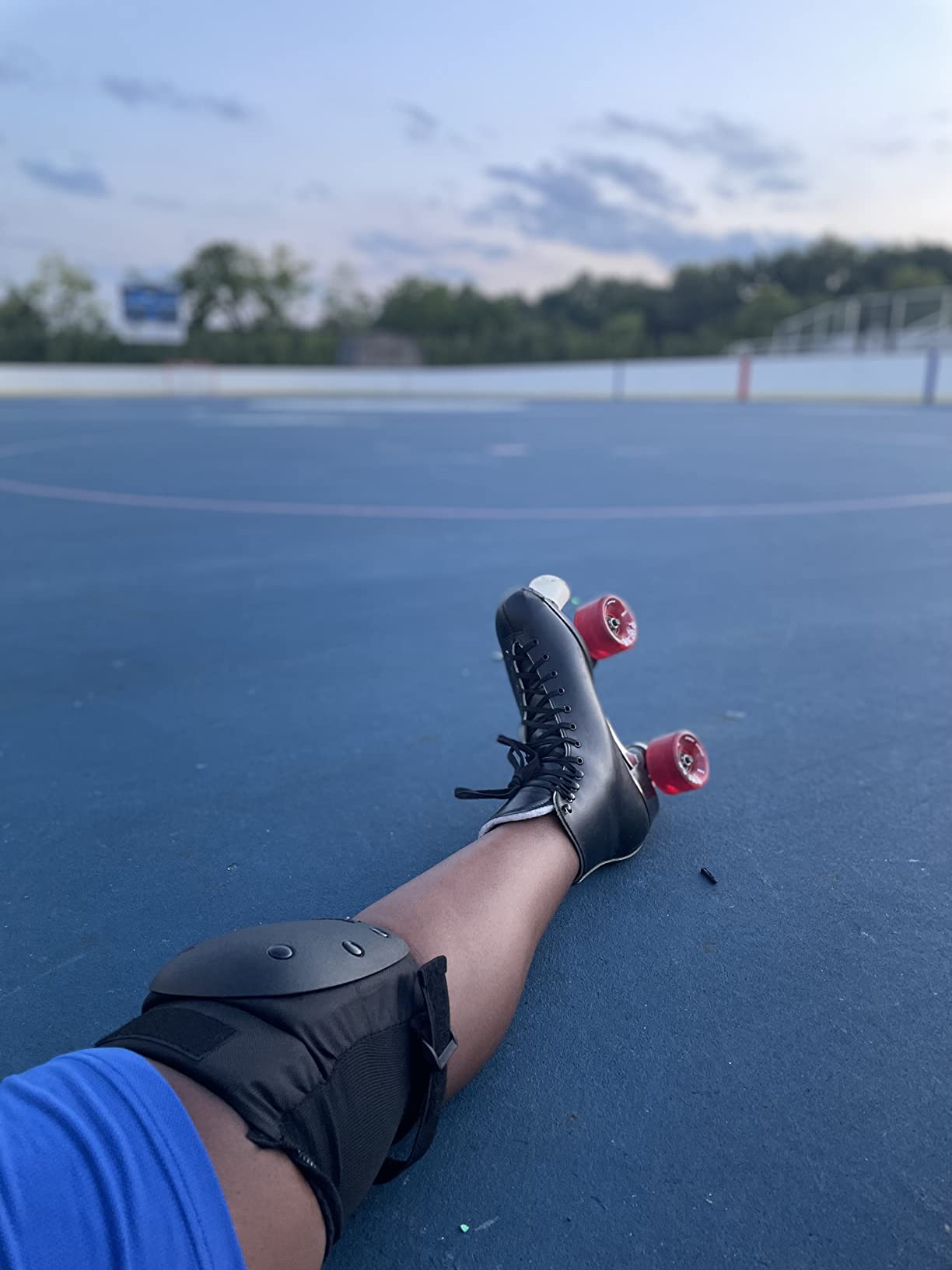 Adult/Kids Knee Pads Elbow Pads Wrist Guards 6 in 1 Protective Gear Set for Inline Roller Skating Skateboarding Scooter BMX etc. customer photo 1