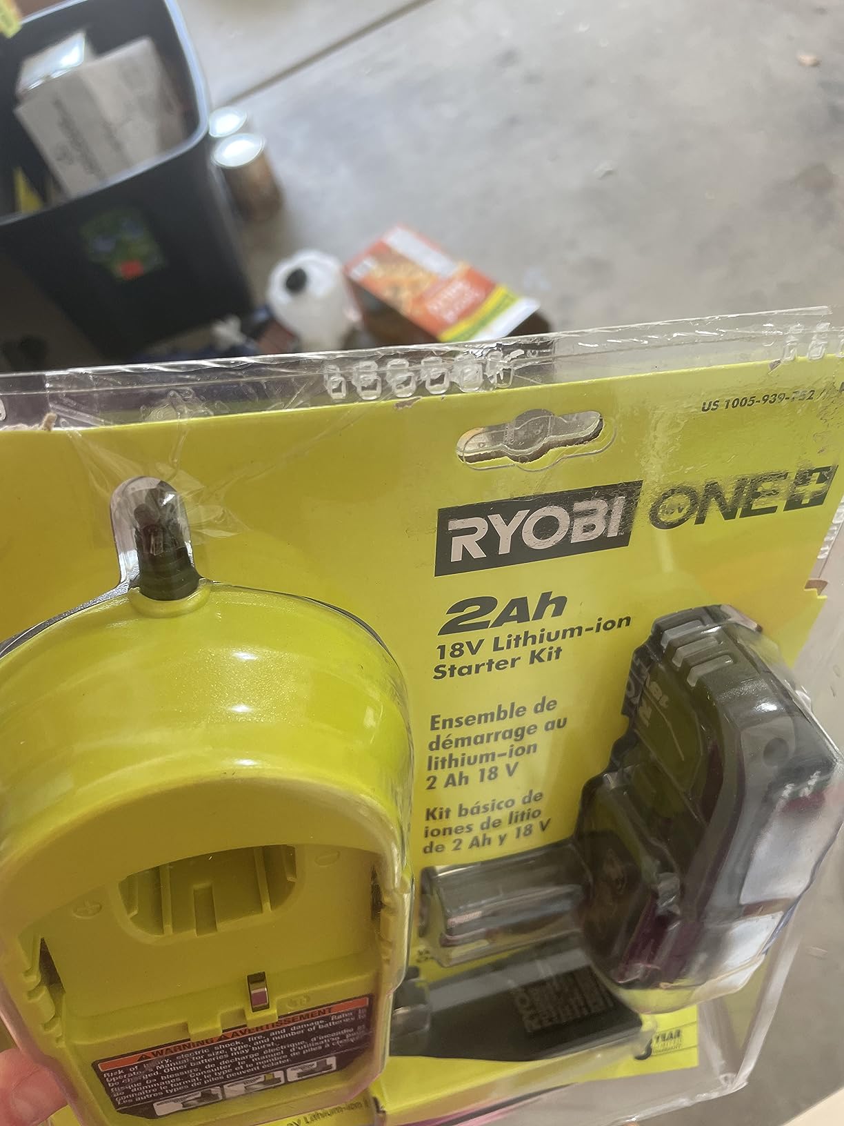 Ryobi One+ 18v Lithium Ion 2.0ah Battery and Charger Kit, Extreme Weather Performance Fast Charging Under 1 hour customer photo 1