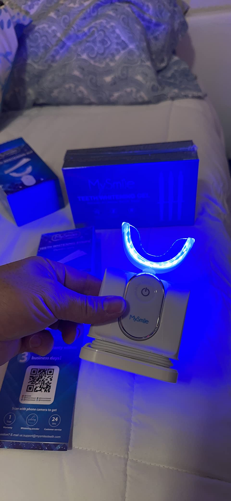 MySmile Teeth Whitening Pen 30+ Treatment Enamel Safe Tooth Whitening Gel for Teeth Sensitive-10 Min Fast Whitening Teeth-Helps to Remove Stains from Coffee, Smoking, Wines-Mint Flavor customer photo 2