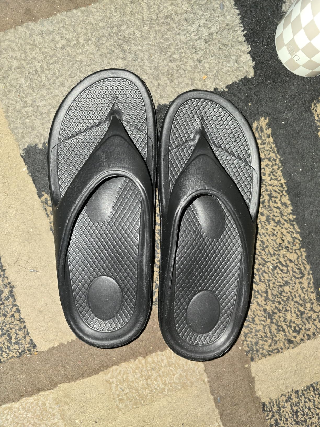 shevalues Women's Arch Support Flip Flops for Plantar Fasciitis Orthopedic Thong Sandals customer photo 2