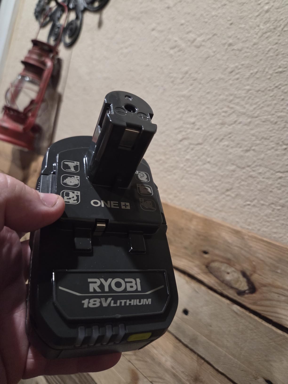 RYOBI ONE+ 18V Lithium-ION 4.0 AH Battery 2-Pack PBP2005 customer photo 2