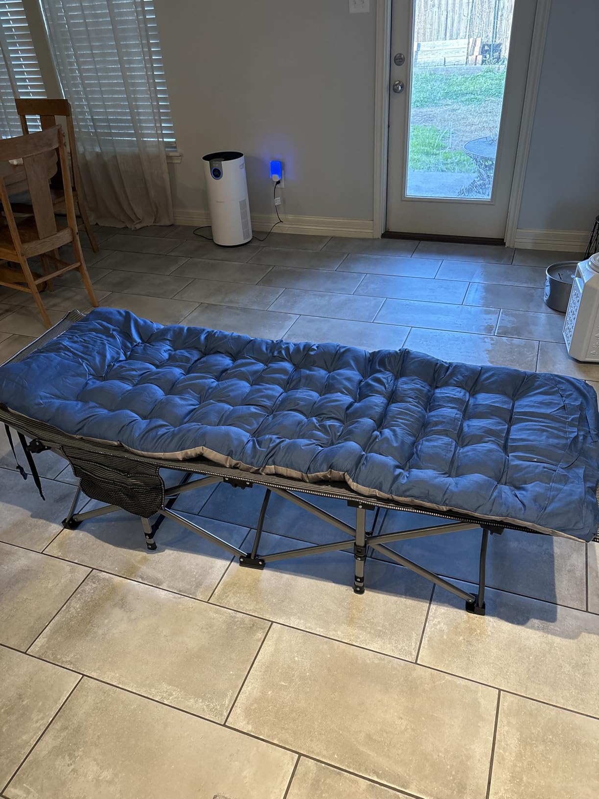 ABORON Camping Cot for Adults, 28 in Wide Folding Bed with Mattress customer photo 1