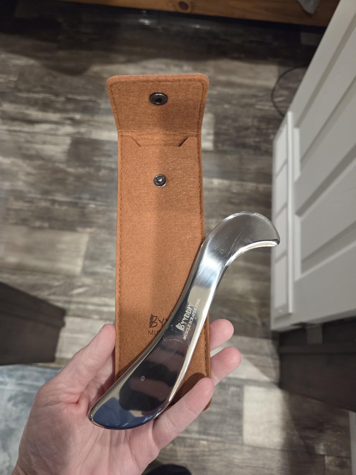 BYYDDIY Stainless Steel Gua Sha Muscle Scraper Tool,Scar Tissue Tool,Physical Therapy Tools,Muscle Scraping Tool,Guasha Massage Scraper,IASTM Tools,Skin Scraping Tool,Soft Tissue Massage Tool customer photo 1