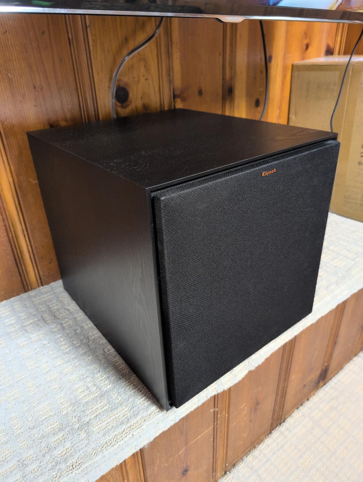 Klipsch Reference R-121SW 12 Front-Firing Subwoofer with revamped Spun-Copper thermoformed crystalline Polymer woofers and an All-Digital Amplifier for Premium Sound in Black customer photo 2