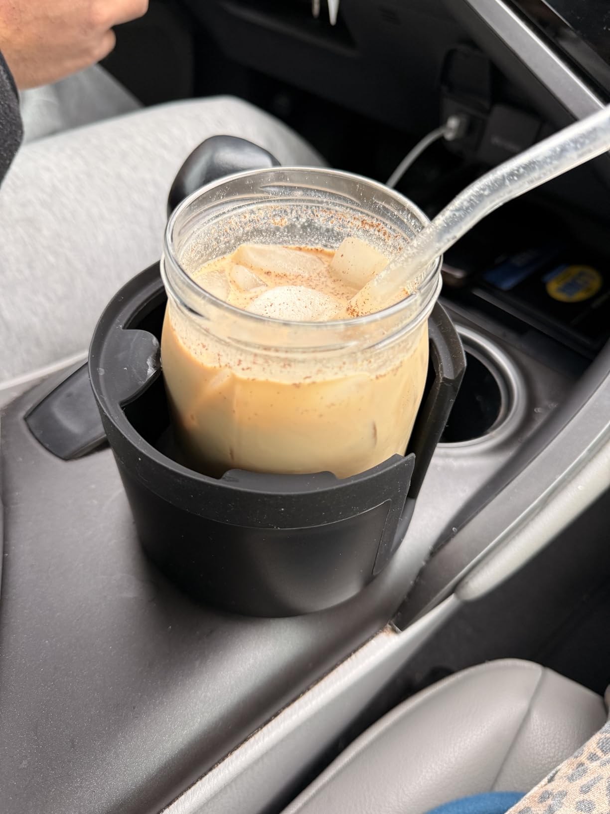 [Upgraded] Integral Ultimate Car Cup Holder Expander - Adjustable Base - Organizer & Expander for Vehicles - Compatible with Mugs, Yeti 14/24/36/46oz, Rambler, Hydro Flasks 32/40oz, 3.4