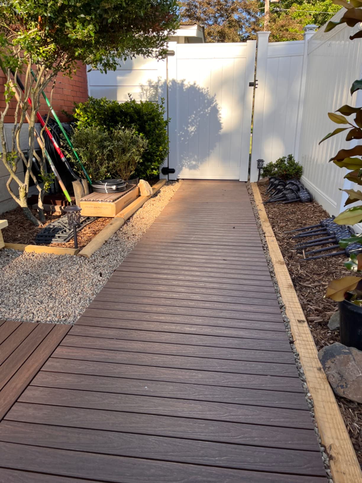 NewTechWood UltraShield Naturale 1 ft. x 3 ft. Quick Deck Outdoor Composite Deck Tile in Brazilian Ipe (15 sq. ft. Per Box) customer photo 1