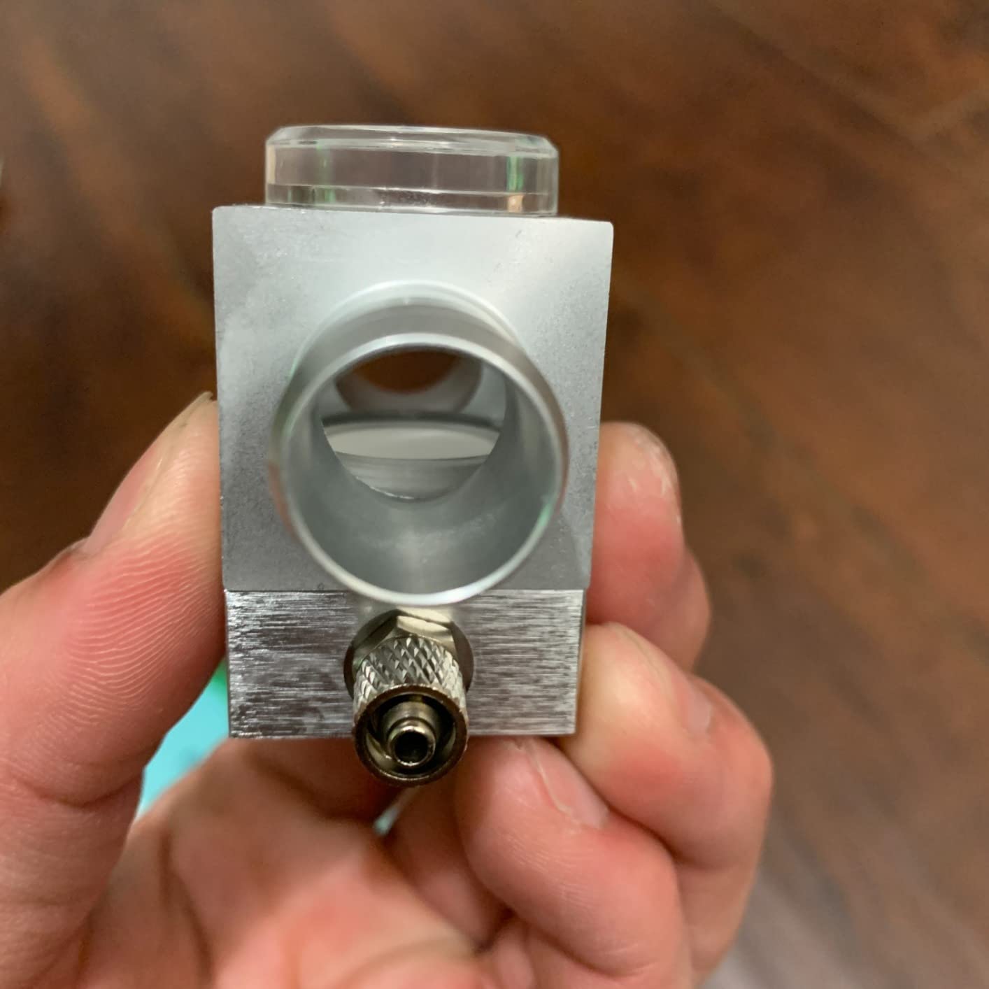External Inline CO2 Diffuser Atomizer Aluminum Alloy for Planted Aquarium 12 mm customer photo 2