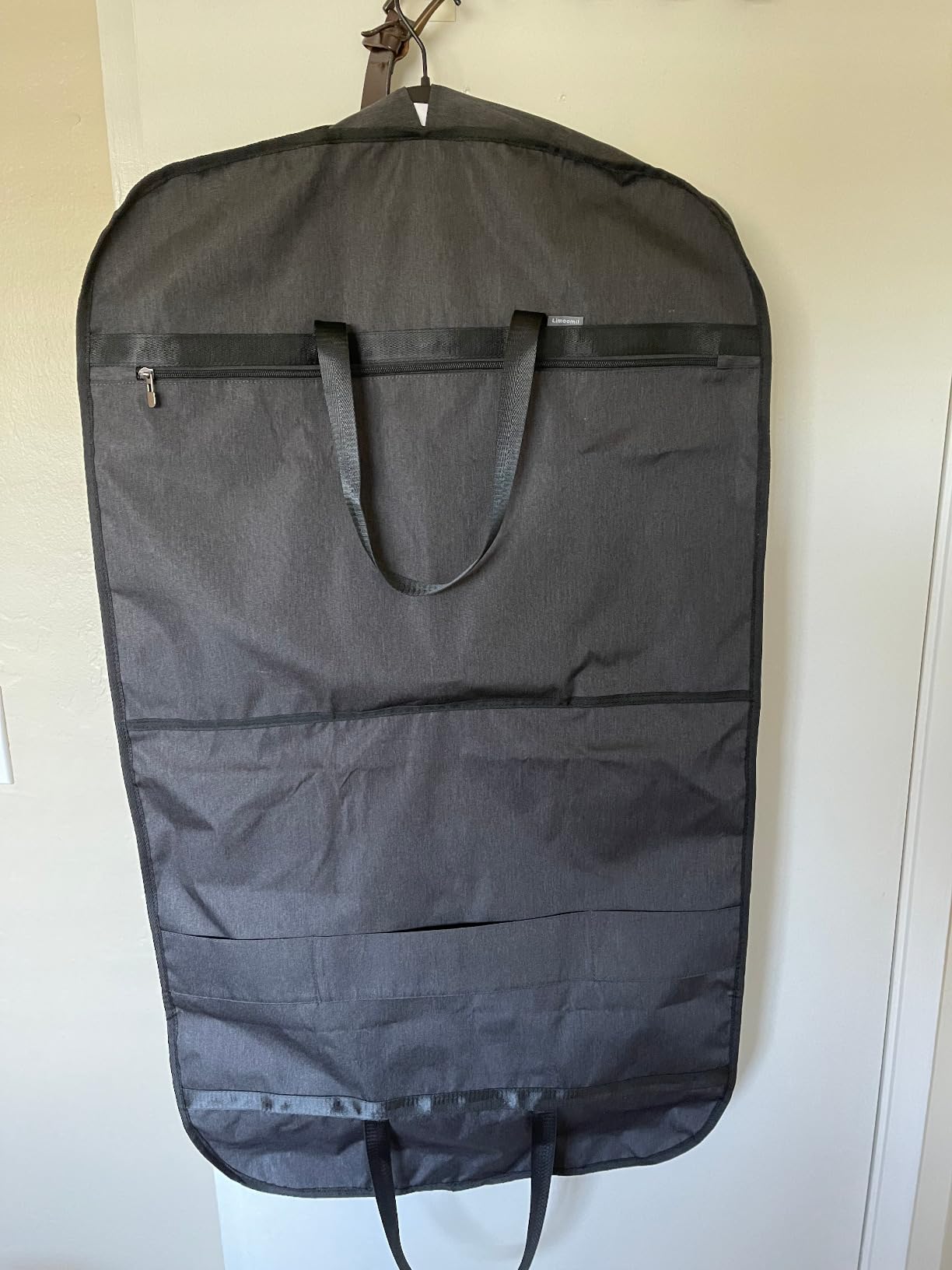 Limoomil Heavy Duty Waterproof Garment Bag for Travel, Tear Resistance Suit Bag for Men Travel for Suits, Tuxedos, Coats, Uniform - 42 inch customer photo 1