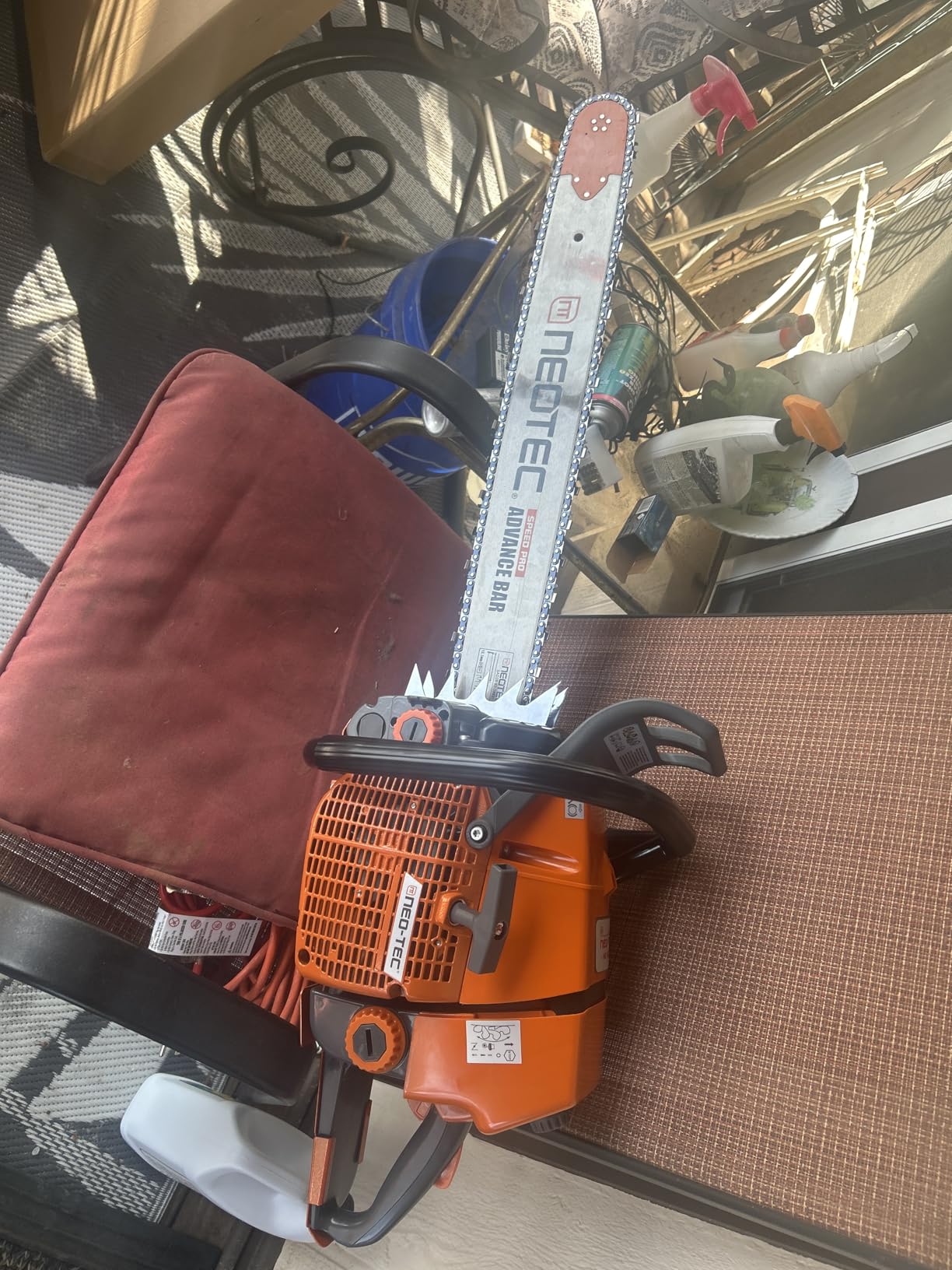 NEO-TEC NS892 92cc Gas Chainsaw with 24 inch Bar and Chain,2-Cycle Gasoline Power 5.2KW 7HP Chain Saws for Big Wood Cutting,All Parts Fit for MS660 G660 customer photo 1