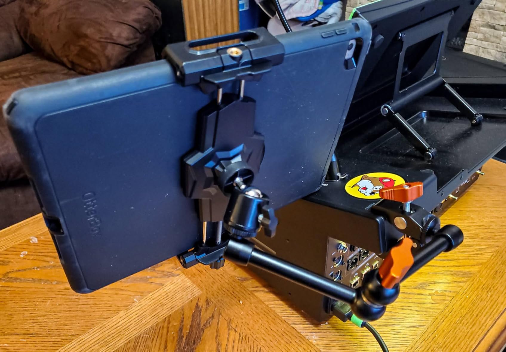 KDD iPad and Phone Tripod Mount Adapter with Ball Head, iPad Holder for Tripod, 360 Rotatable Tablet Clamp Mount fits iPad Pro 12.9, Air Mini 3 4, Galaxy Tab, Surface Pro customer photo 2