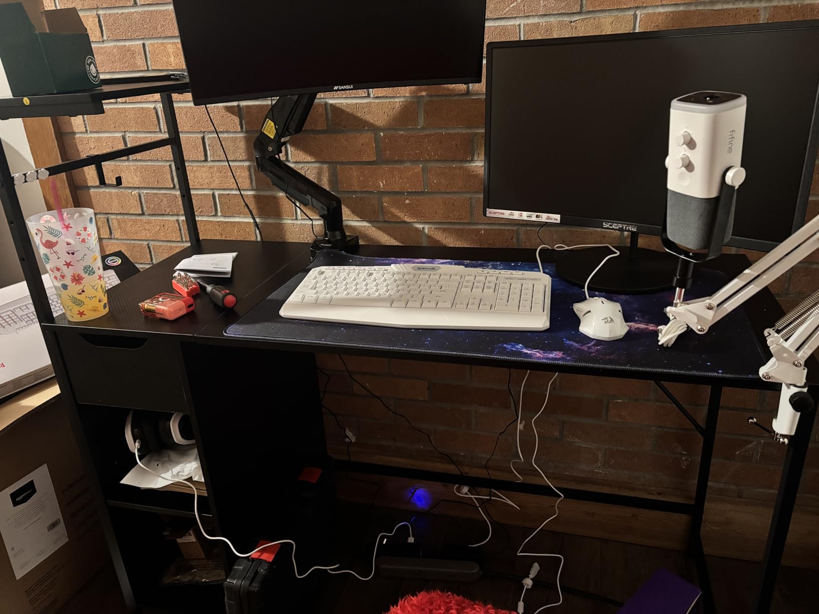Canjoy Gaming Mouse Pad 31.5x15.8inch Extended XXL Large Mouse Pad Big Computer Keyboard Mouse Mat Desk Pad with Non-Slip & Rubber Base & Stitched Edge customer photo 1