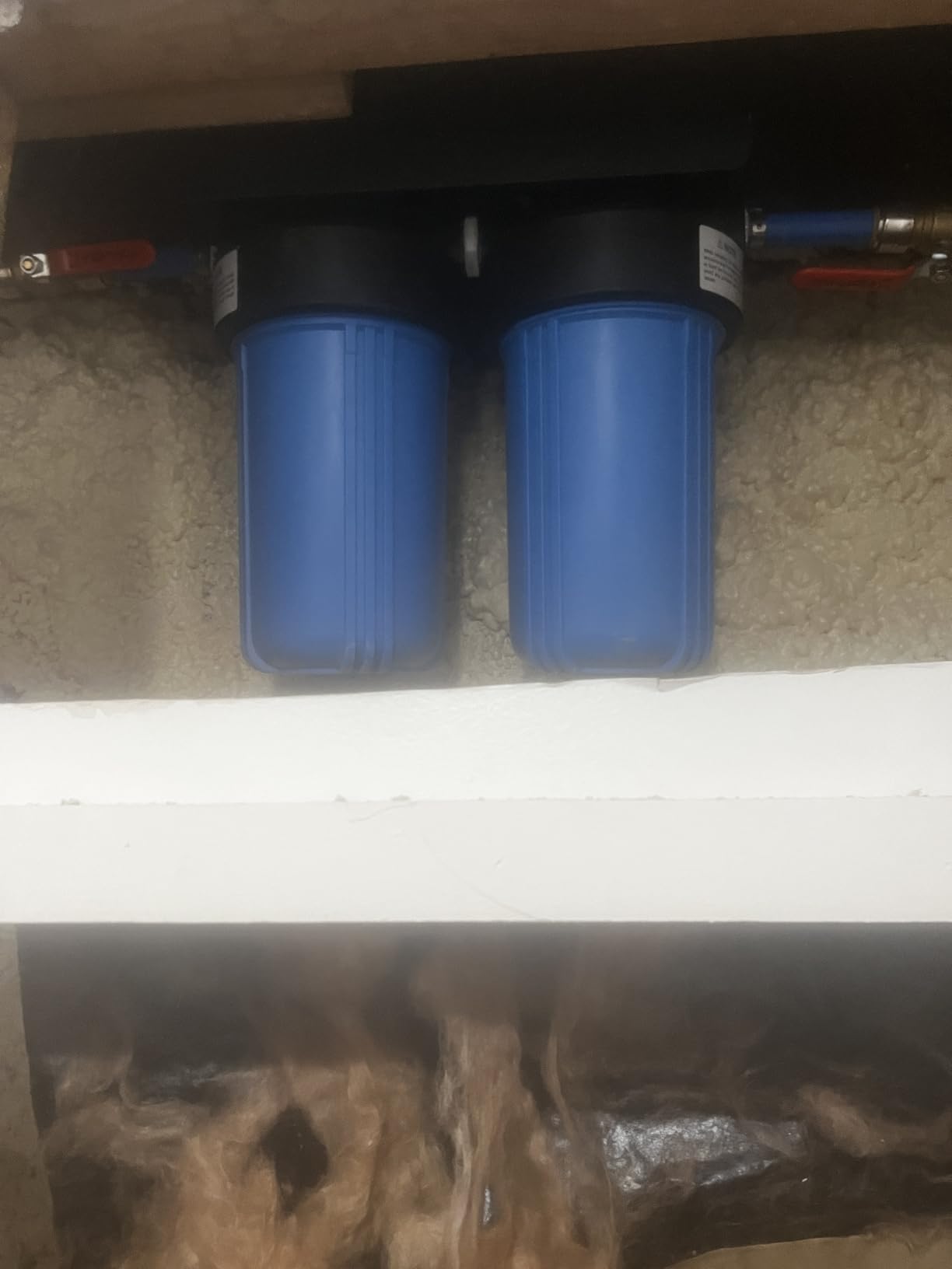 Waterdrop Whole House Water Filter System, Reduce Iron & Manganese, with Carbon and Sediment Filters, 5-Stage Filtration, Reduce Iron, Lead, Chlorine, Odor, 2-Stage WD-WHF21-FG, 1