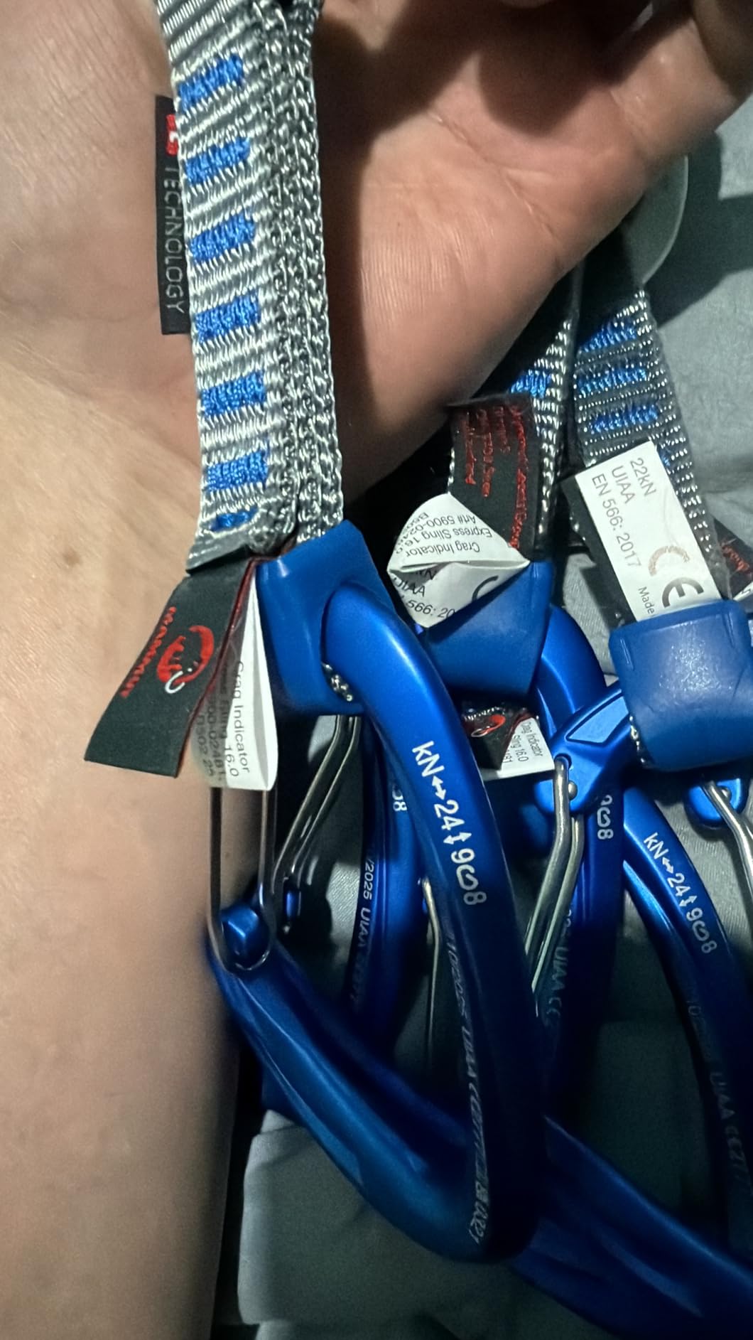 Mammut Crag Keylock Wire Indicator 6-Pack Quickdraws customer photo 2