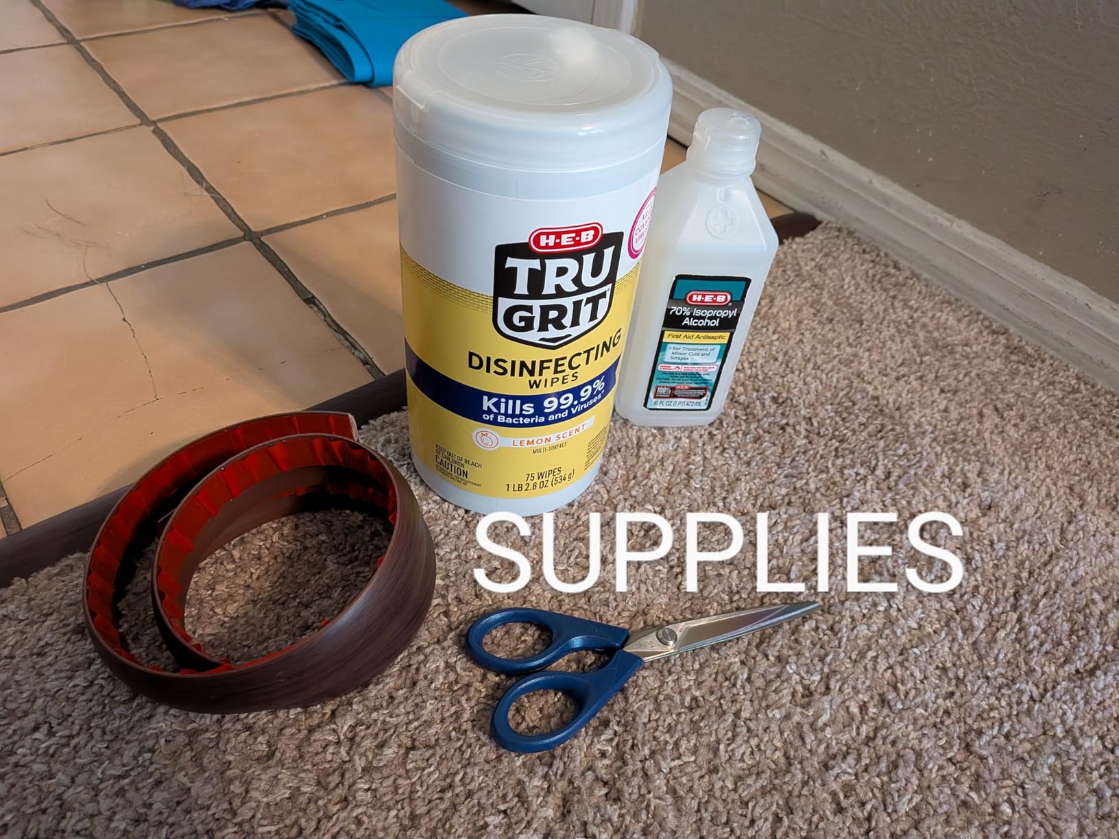 Floor Transition Strip Self Adhesive Carpet & Flooring Transitions Edging Trim Strip PVC Threshold Transitions Suitable for Threshold Height Less Than 5mm (10Ft, Black) customer photo 2