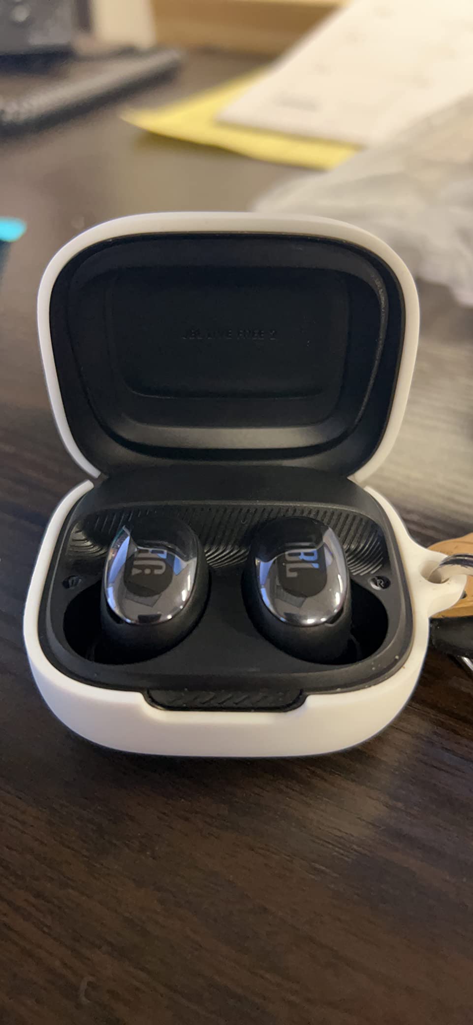 JBL Live Free 2 - True Wireless Noise Cancelling Earbuds, Up to 35hrs of Playtime, 6 mics for Perfect Calls with Zero Noise, IPX5 Waterproof, Oval Tubes for Better Comfort, Isolation, & bass (Black) customer photo 1