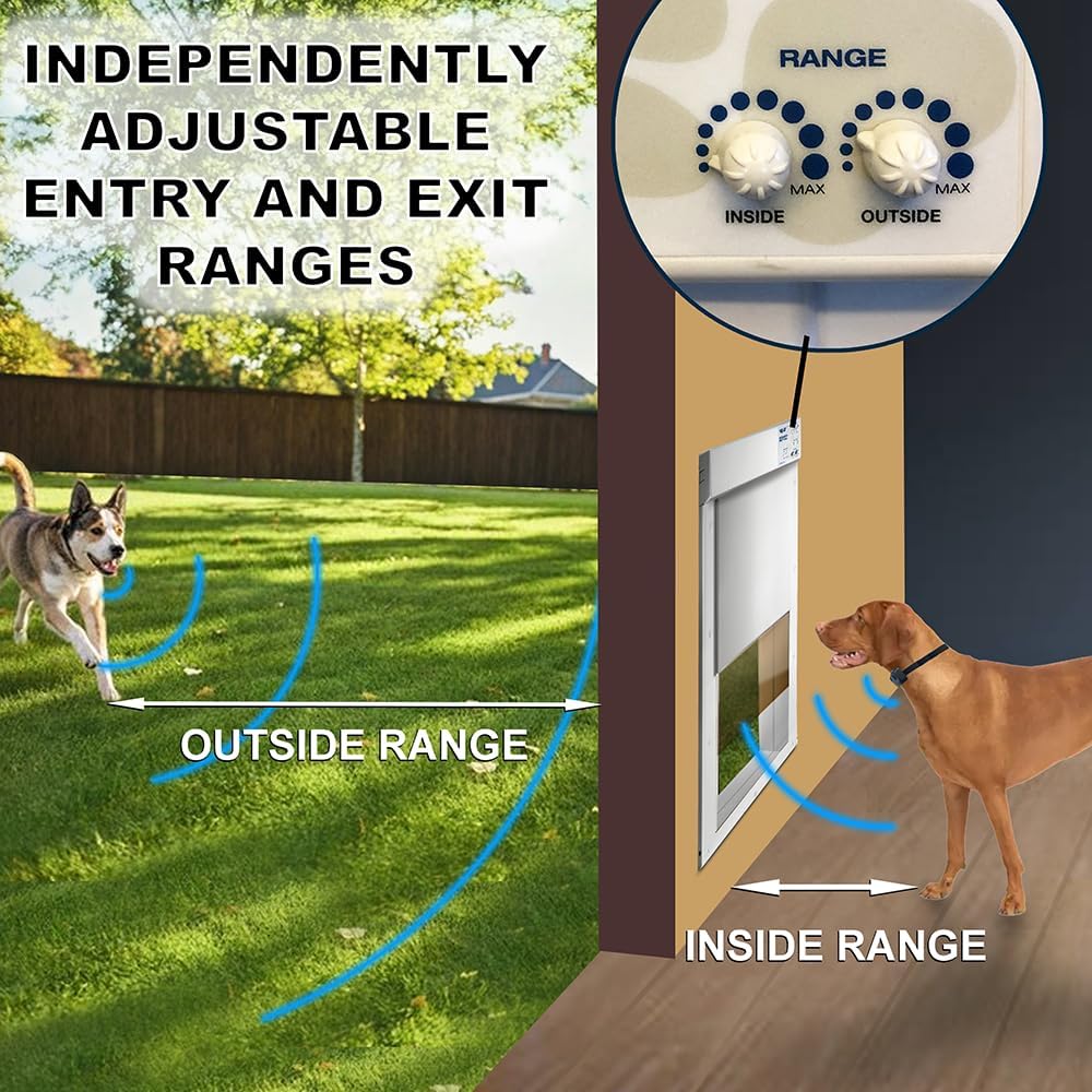 Power Pet WiFi Automatic Electronic Pet Door by High Tech Pet - Pet Operated Dog Door, App Control customer photo 1