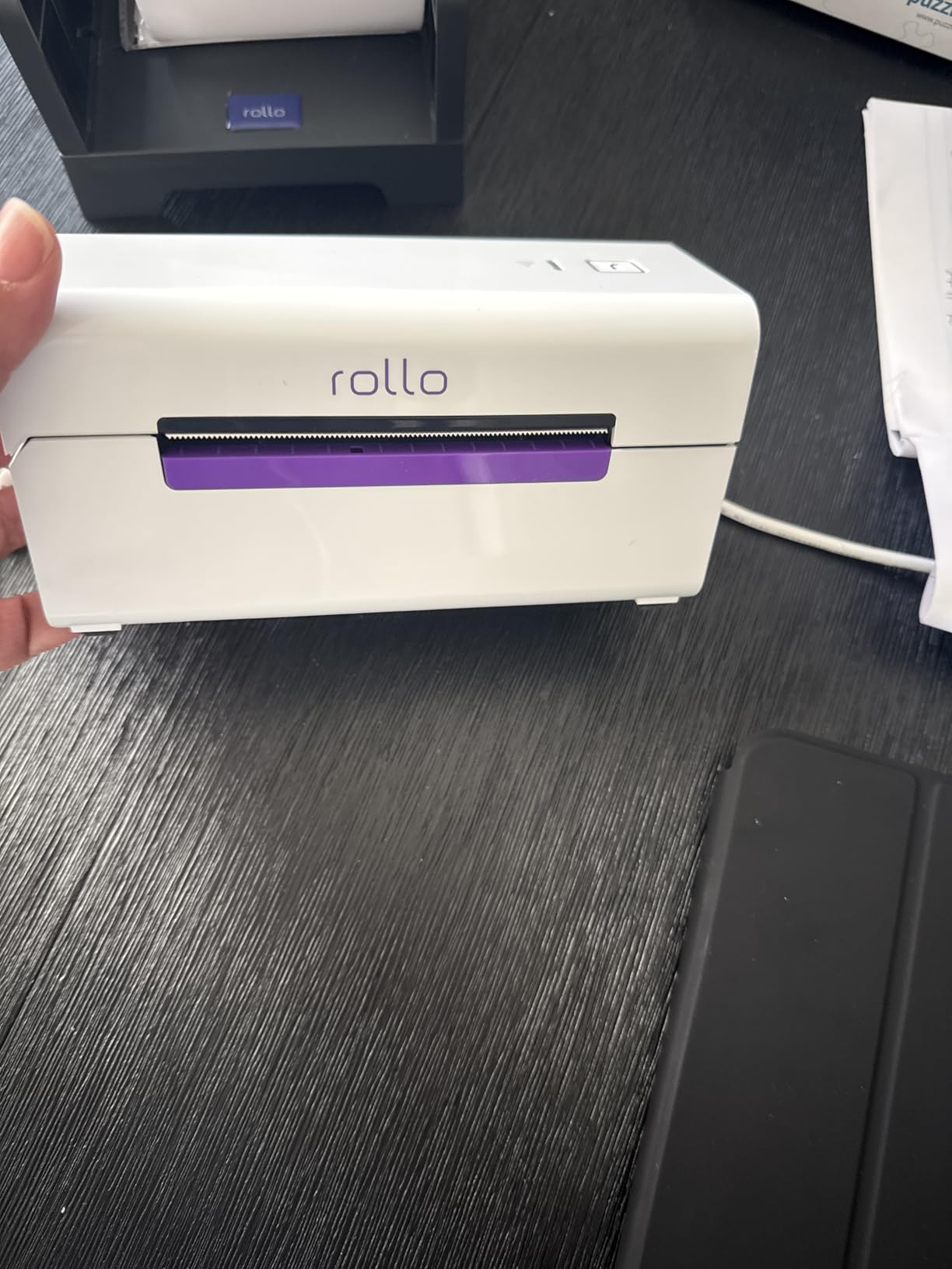 Rollo Wireless Shipping Label Printer - Wi-Fi Thermal Label Printer 4x6 for Shipping Packages - AirPrint from iPhone, iPad, Mac - Supports Windows, Chromebook, Android, Linux customer photo 2