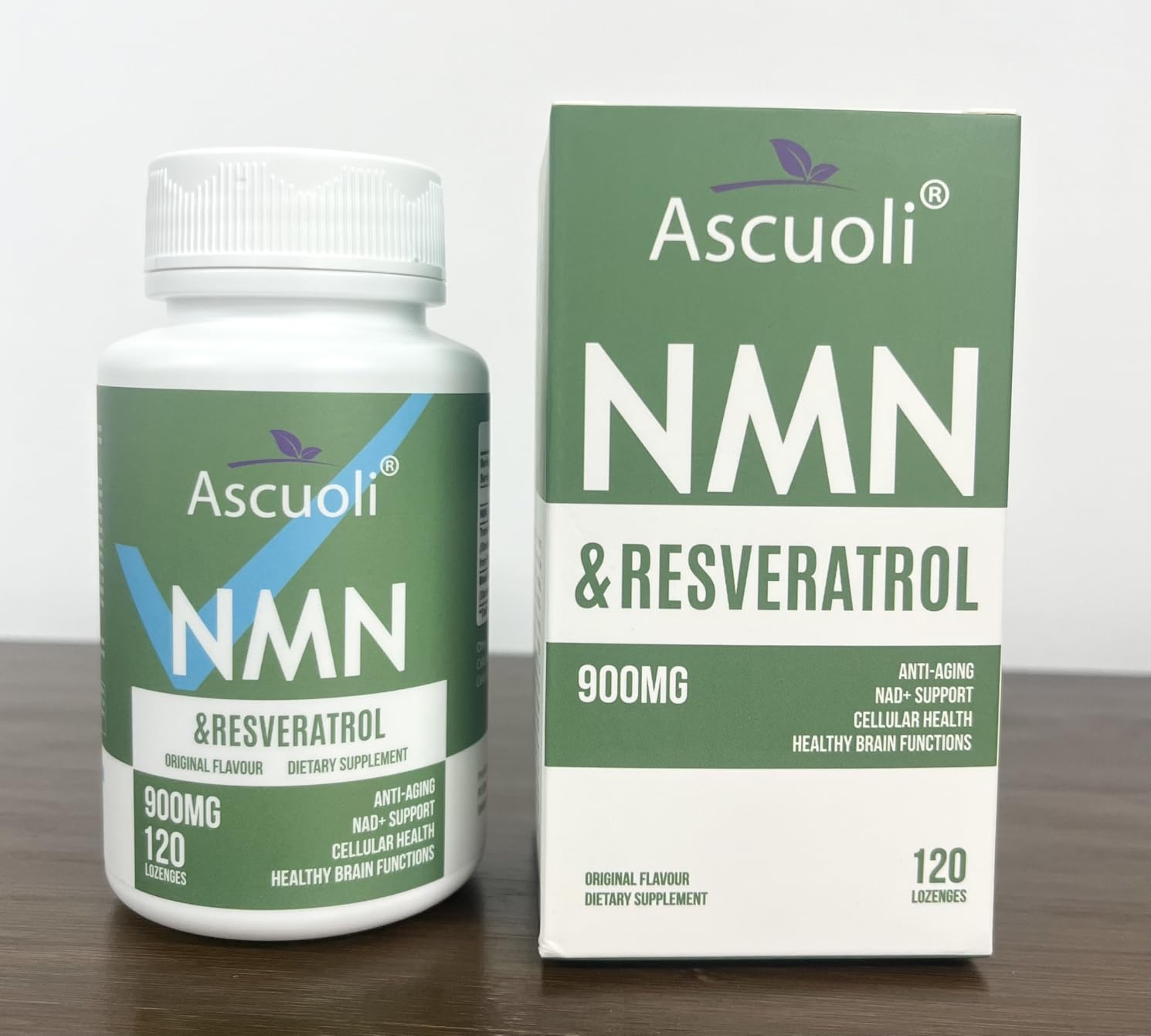 Sublingual NMN 500mg + Trans-Resveratrol 400mg, 3-in-1 Advanced Formula 99% Pure NMN Resveratrol Supplement for Boost* NAD, Cell, Immune, Energy & Muscle, Anti-Aging, 120 Lozenges (120-Day Supply) customer photo 1
