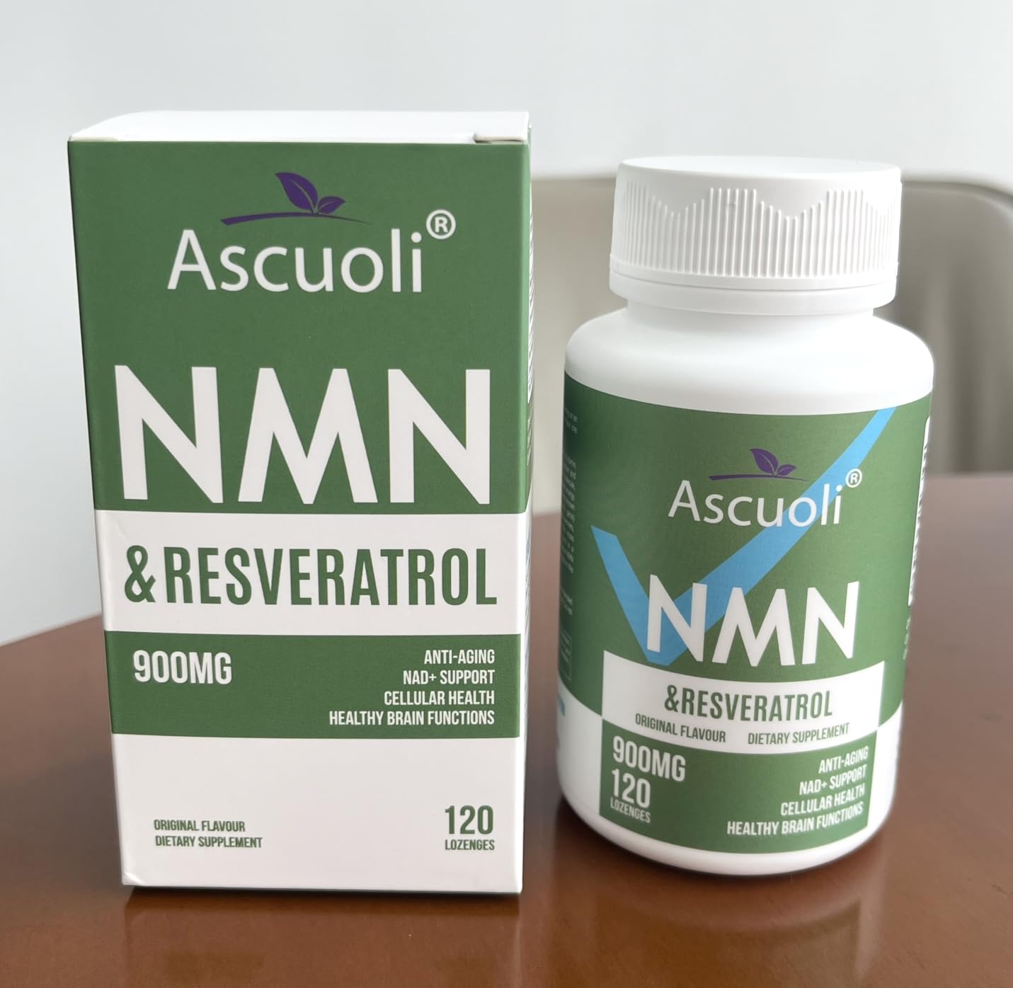 Sublingual NMN 500mg + Trans-Resveratrol 400mg, 3-in-1 Advanced Formula 99% Pure NMN Resveratrol Supplement for Boost* NAD, Cell, Immune, Energy & Muscle, Anti-Aging, 120 Lozenges (120-Day Supply) customer photo 2