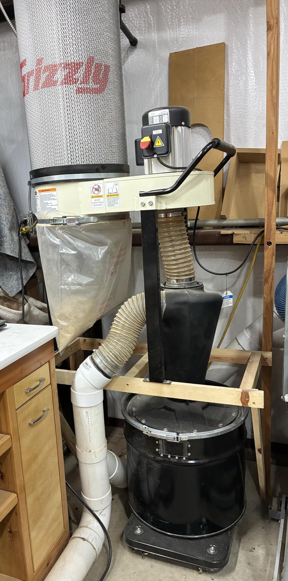 Oneida Air Systems Cyclone Attachment for Single Stage 0.5-3HP Dust Collector, 4/5 DIY - Portable Attachments and Accessories for Home and Woodworking Space Cleaning customer photo 1
