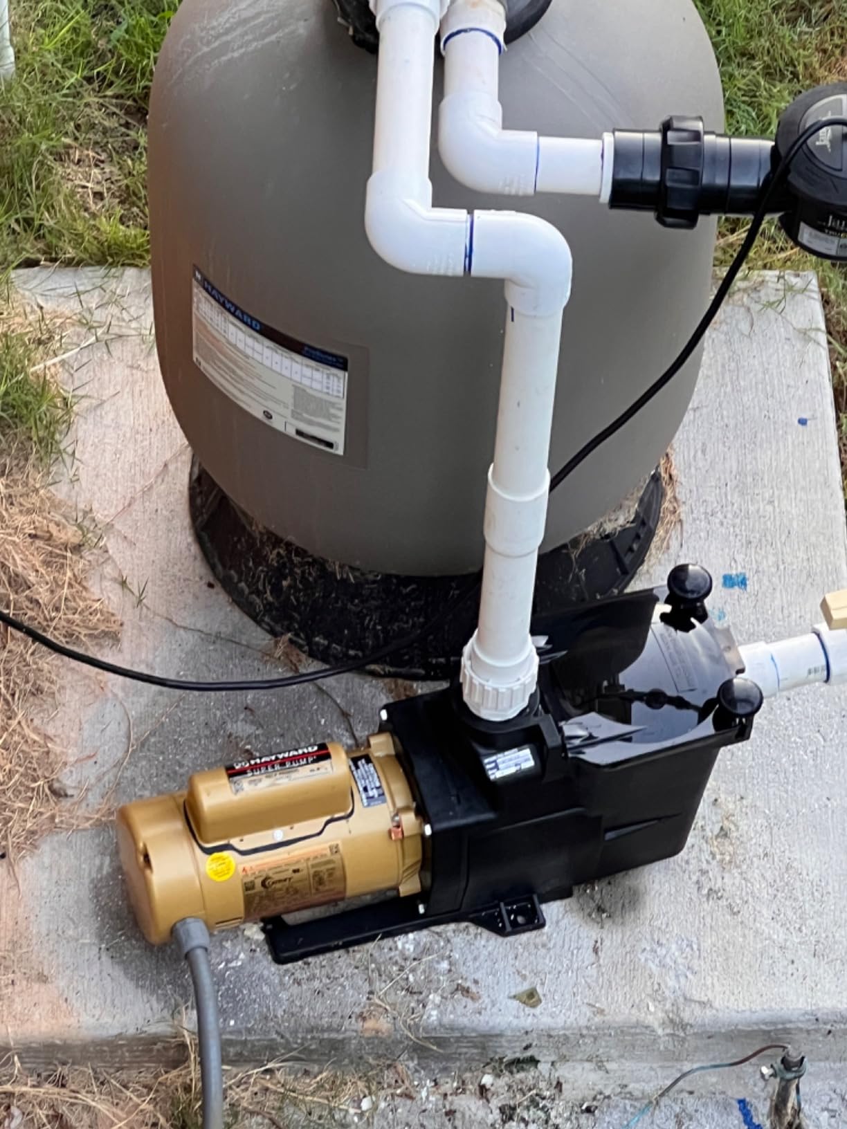Hayward Super Pump XE 1.65 HP 230/115V Ultra-High Efficiency Variable-Speed In-Ground Swimming Pool Pump Replacement, W3SP2610X15XE customer photo 1