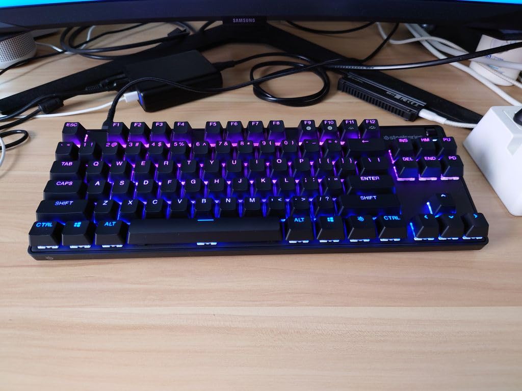 SteelSeries Apex 9 Mini - HotSwap Optical Mini Keyboard - 60% Compact Design - Optical Switches - RGB Customization - Aluminum Alloy Frame - Double Shot PBT Keycap customer photo 1