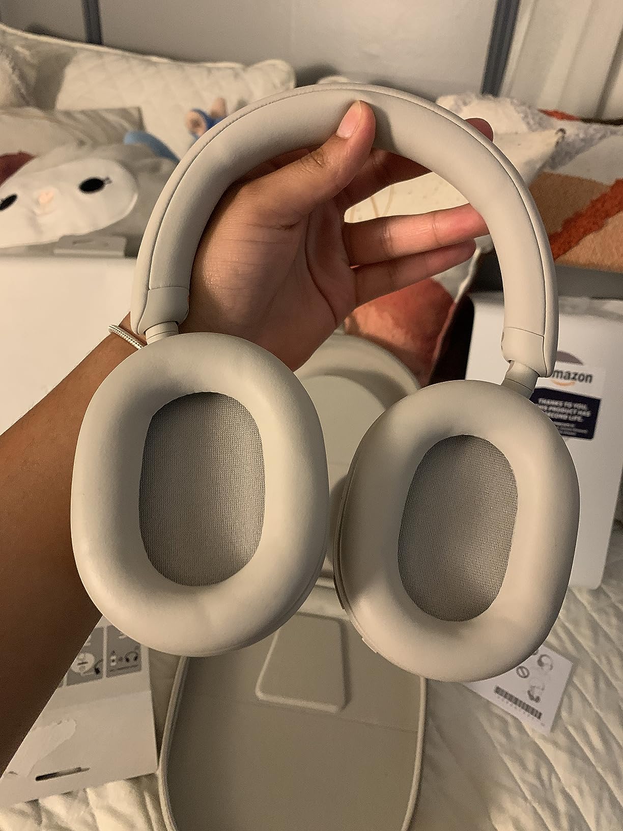 Sony WH-1000XM5/S Wireless Industry Leading Noise Canceling Bluetooth Headphones (Renewed) - Silver customer photo 2