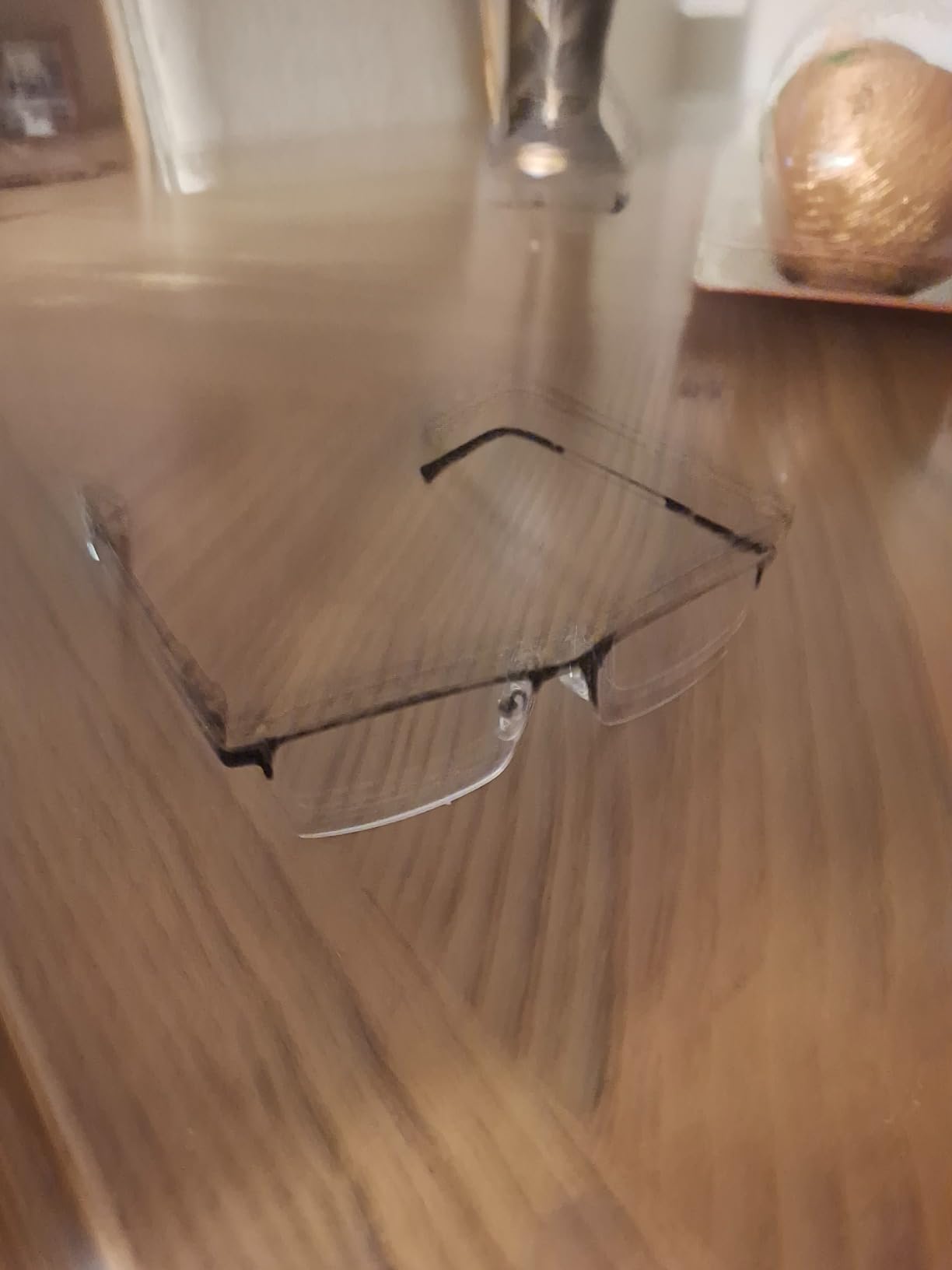 Blue Light Blocking Reading Glasses for Men, Half Frame Metal Readers Spring Hinge Eyeglasses Anti Eyestrain/Glare/UV customer photo 2
